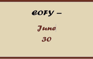 calendar page showing end of financial year June 30