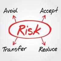 diagram showing risk at centre and ways of addressing risk- a guide for investor risk profile review