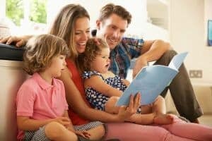 family reading Will document_financial education in the process